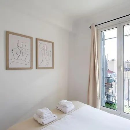 L33 2p Jean Medecin Centrale/ 2 Balcony & Ac 아파트 *